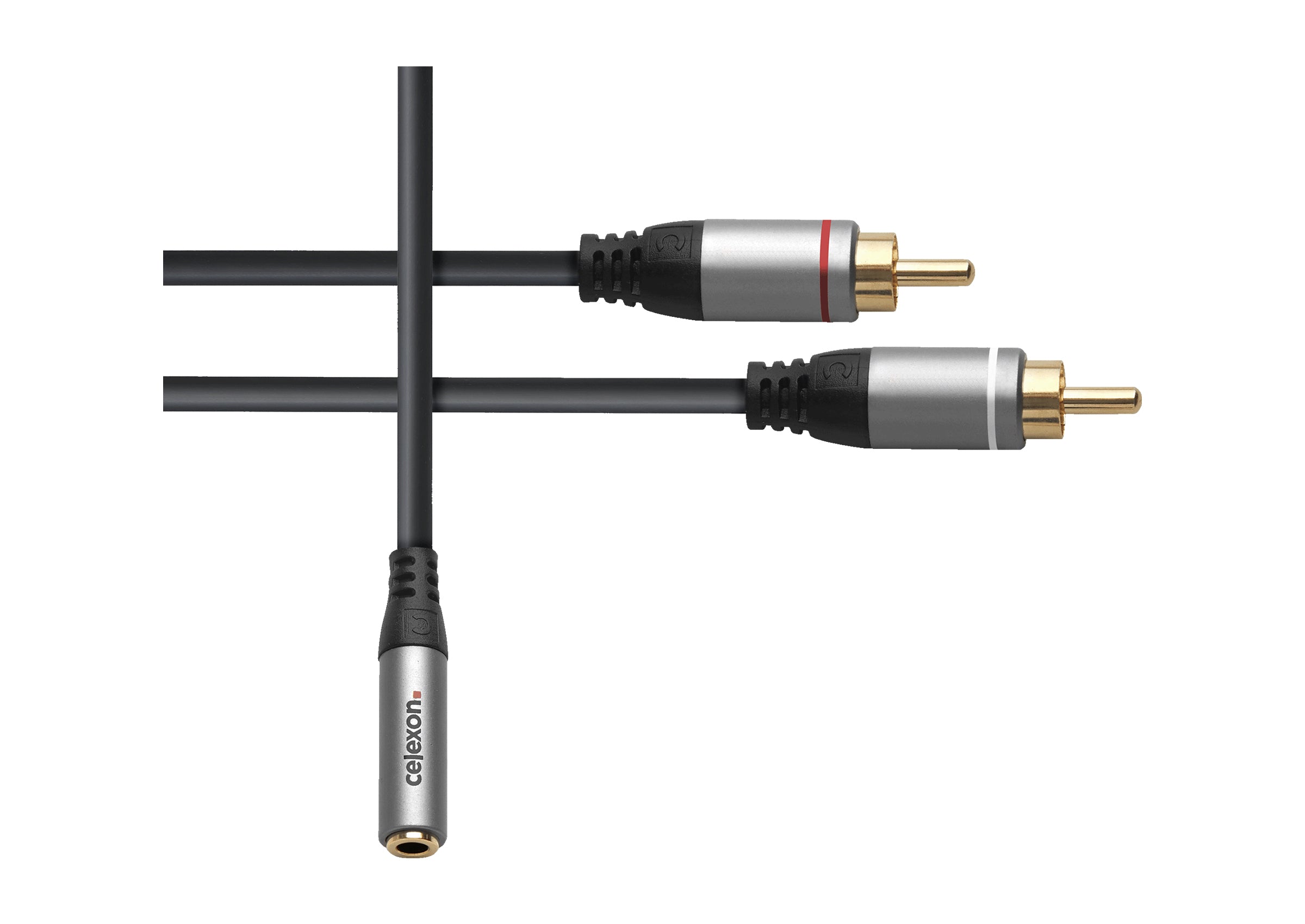 celexon-pro-adaptateur-audio-2x-rca-vers-jack-3-5mm-0-25-m image 3