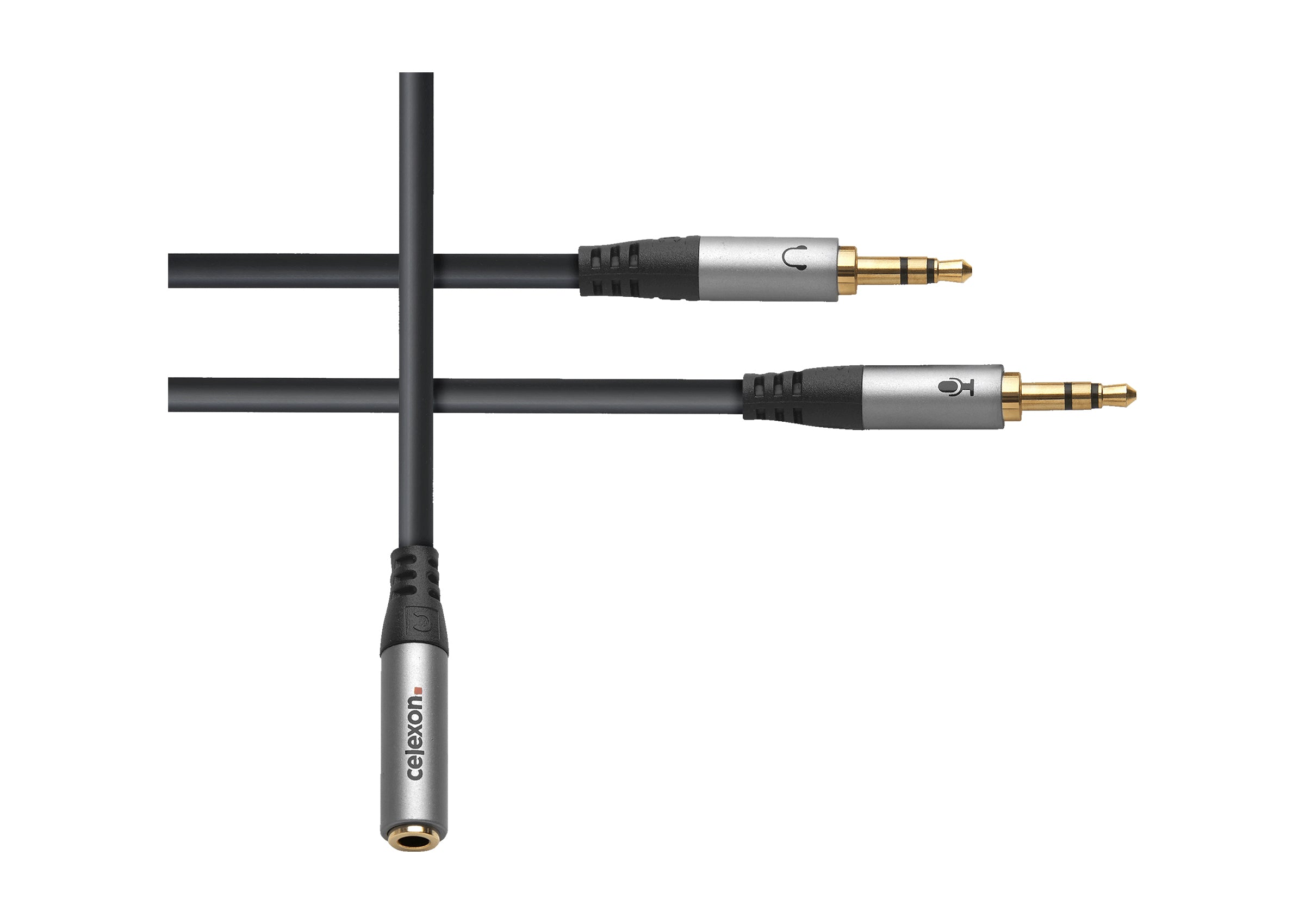 celexon-pro-adaptateur-audio-2x-jack-3-5-mm-0-25-m image 3