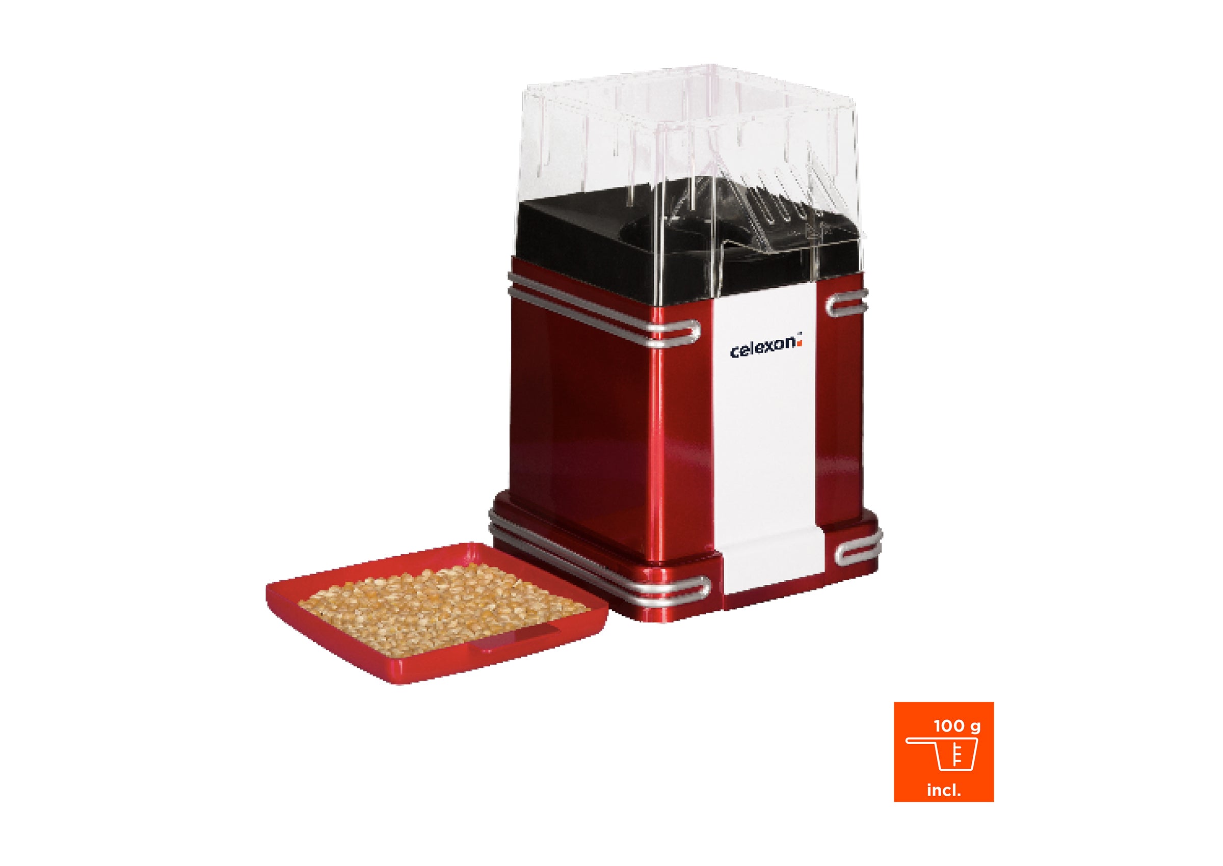 celexon-cinepop-cp250-machine-popcorn-air-chaud-100-g image 5