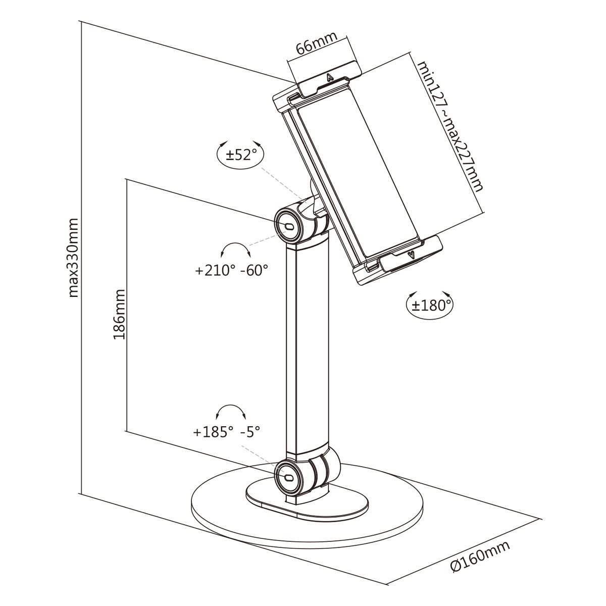 kimex-supports-tablettes-091-2601-support-table-4-7-12-9-small image 4