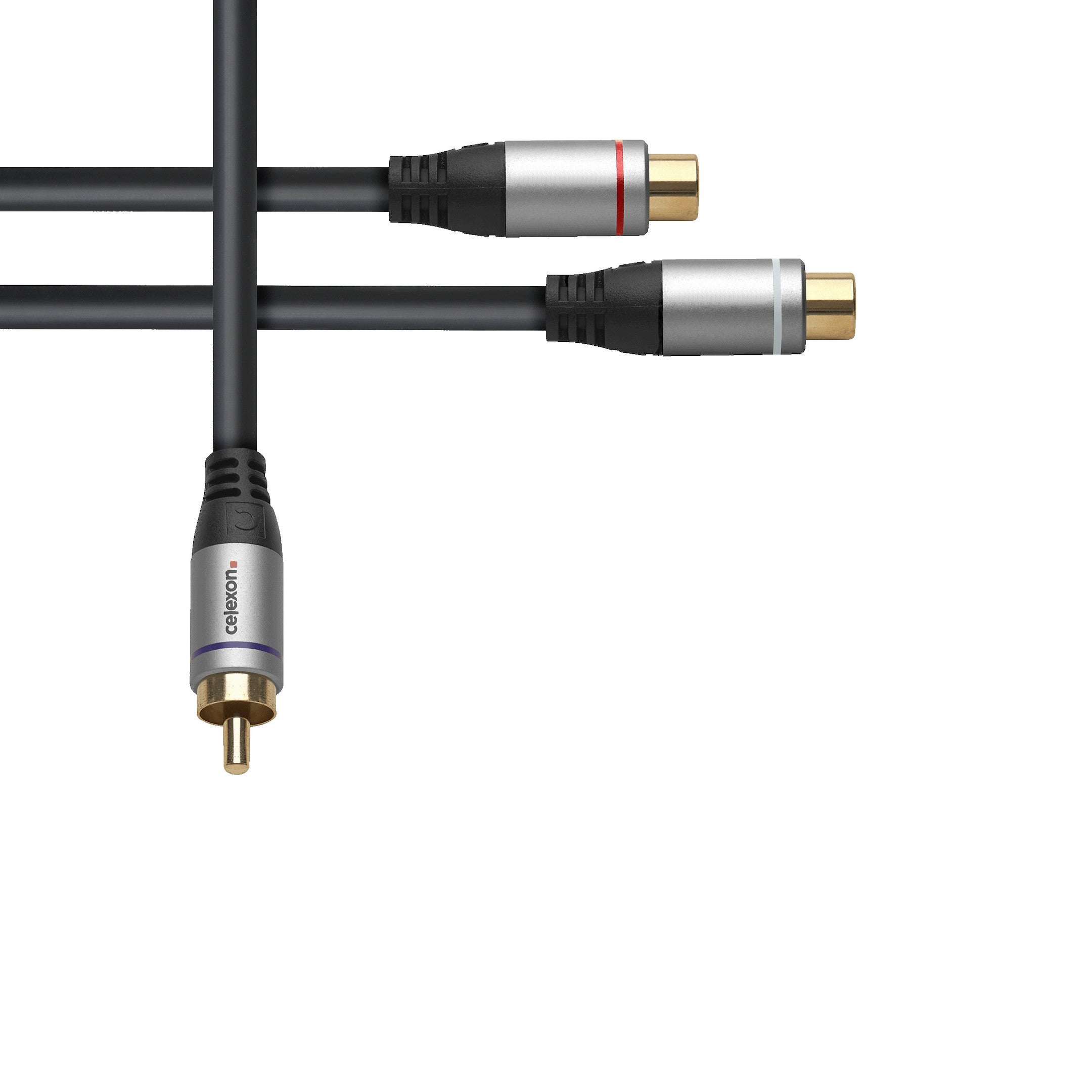 celexon-pro-adaptateur-rca-vers-2x-rca-0-25-m-mono image 5