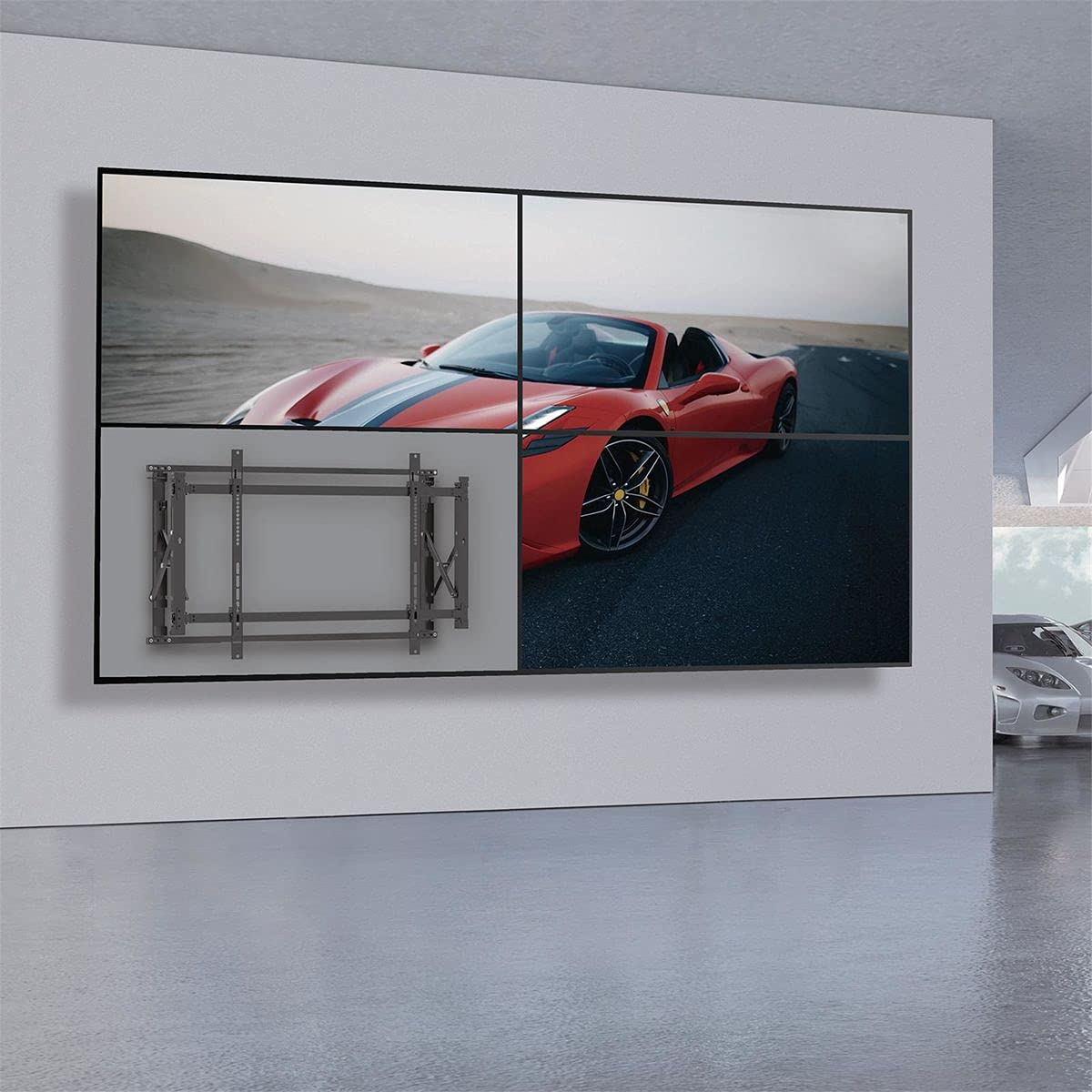 kimex-support-tv-017-2064-fixation-murale-43-55-push-pull image 2