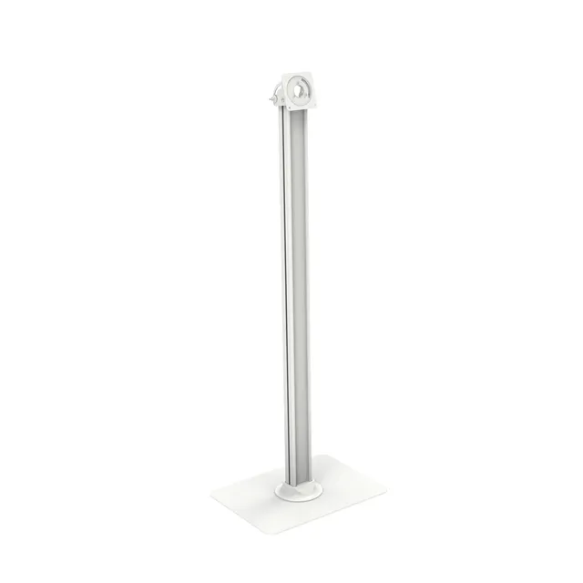 kimex-091-4002-pied-tablette-au-sol-blanc-inclinable-vesa image 1