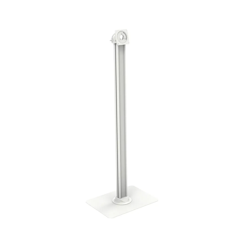 kimex-091-4002-pied-tablette-au-sol-blanc-inclinable-vesa image 1