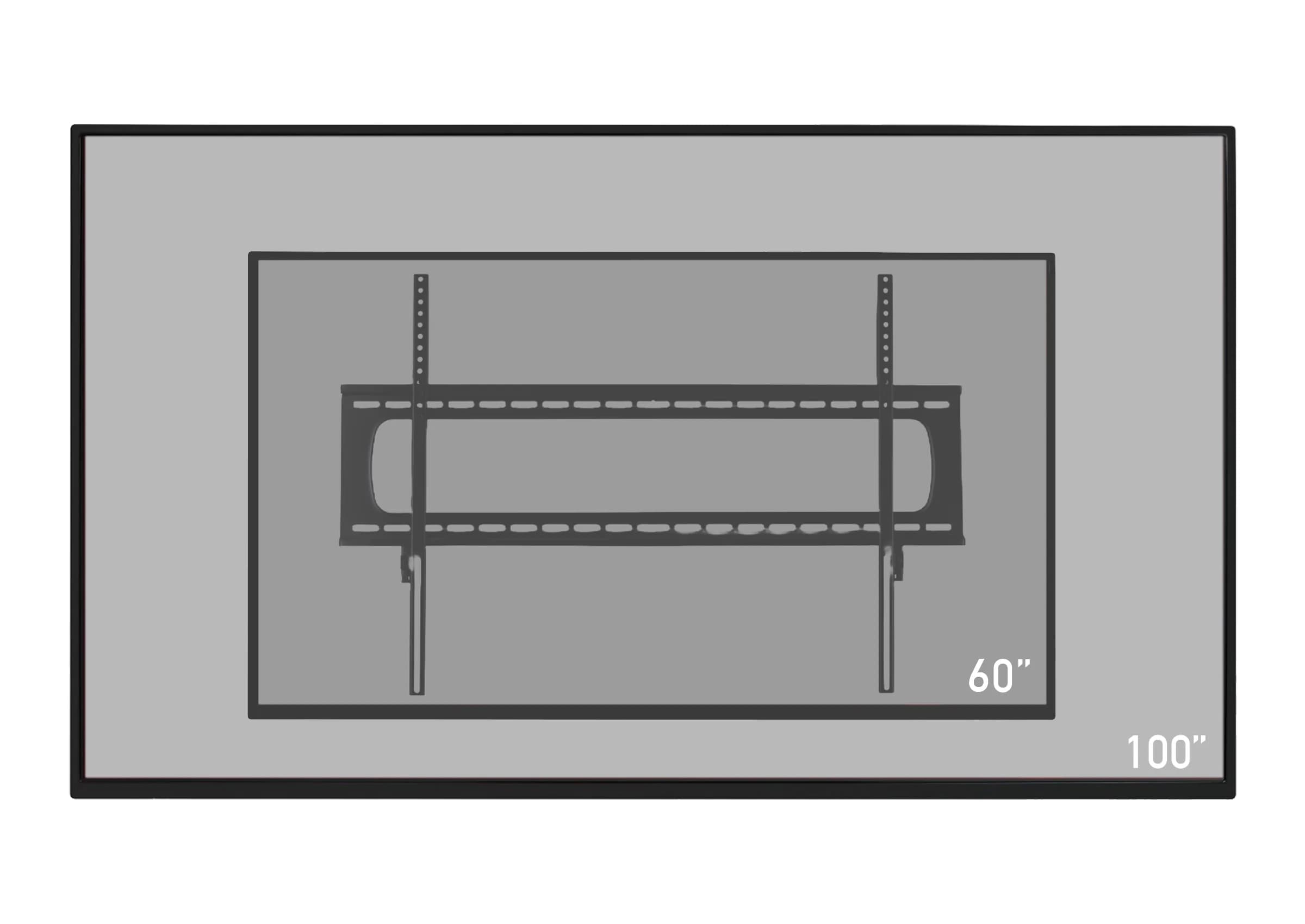 celexon-adjust-t10065-support-mural-tv-inclinable-60-100-noir image 1