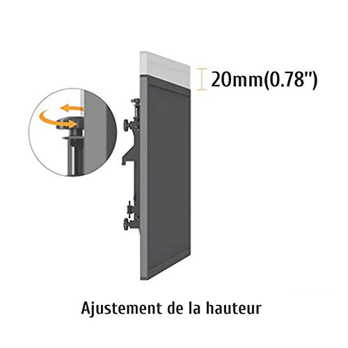 kimex-031-4900k-support-tv-plafond-9-crans-45-50-inclinable image 8
