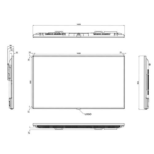 kimex-163-6540-moniteur-professionnel-65-4k-uhd-16h-7j image 4