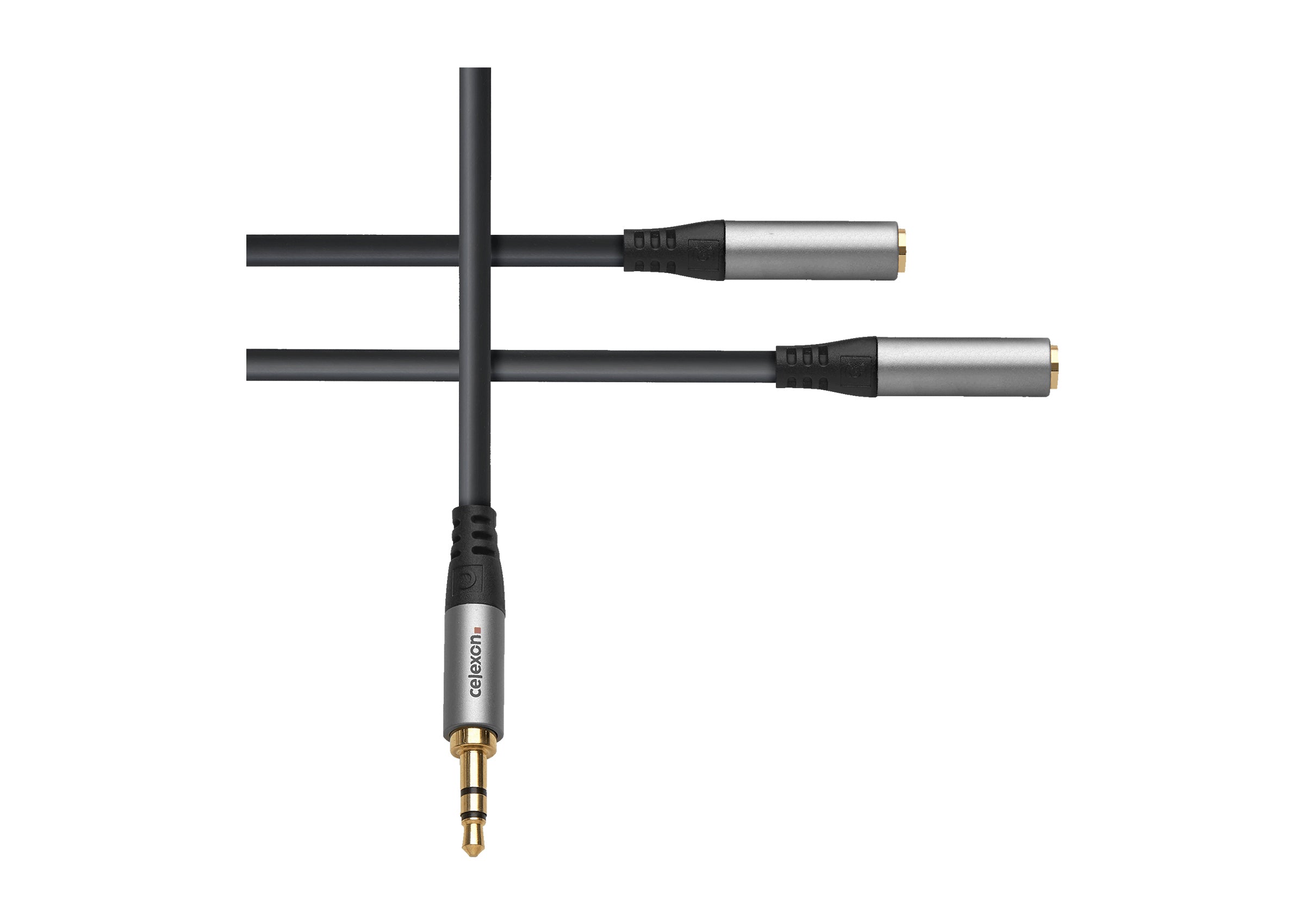 celexon-pro-adaptateur-jack-3-5-mm-double-sortie-0-25-m image 3