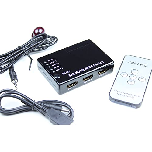 kimex-131-1451-switcher-hdmi-5x1-ultra-hd-4k-5-entr-es image 3