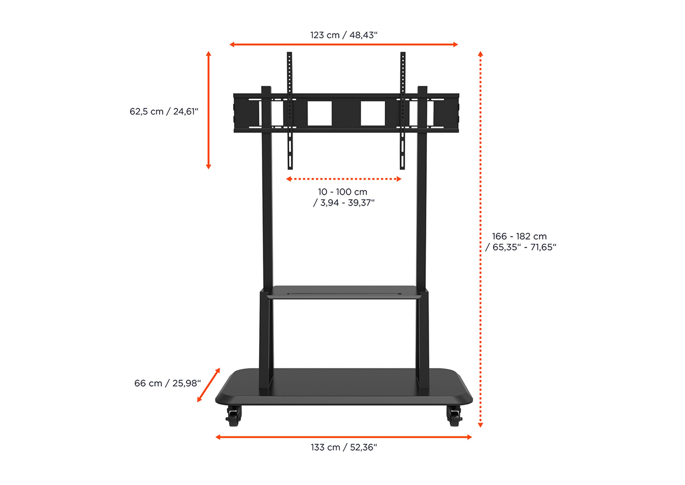 celexon-pro-adjust-55120mp-support-mobile-55-120-pouces image 6