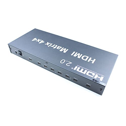 kimex-matrice-hdmi-2-0-4x4-r-partiteur-4k-60hz-4-entr-es-4-sorties image 2
