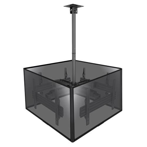 kimex-014-6004-support-tv-plafond-4-crans-32-65 image 3