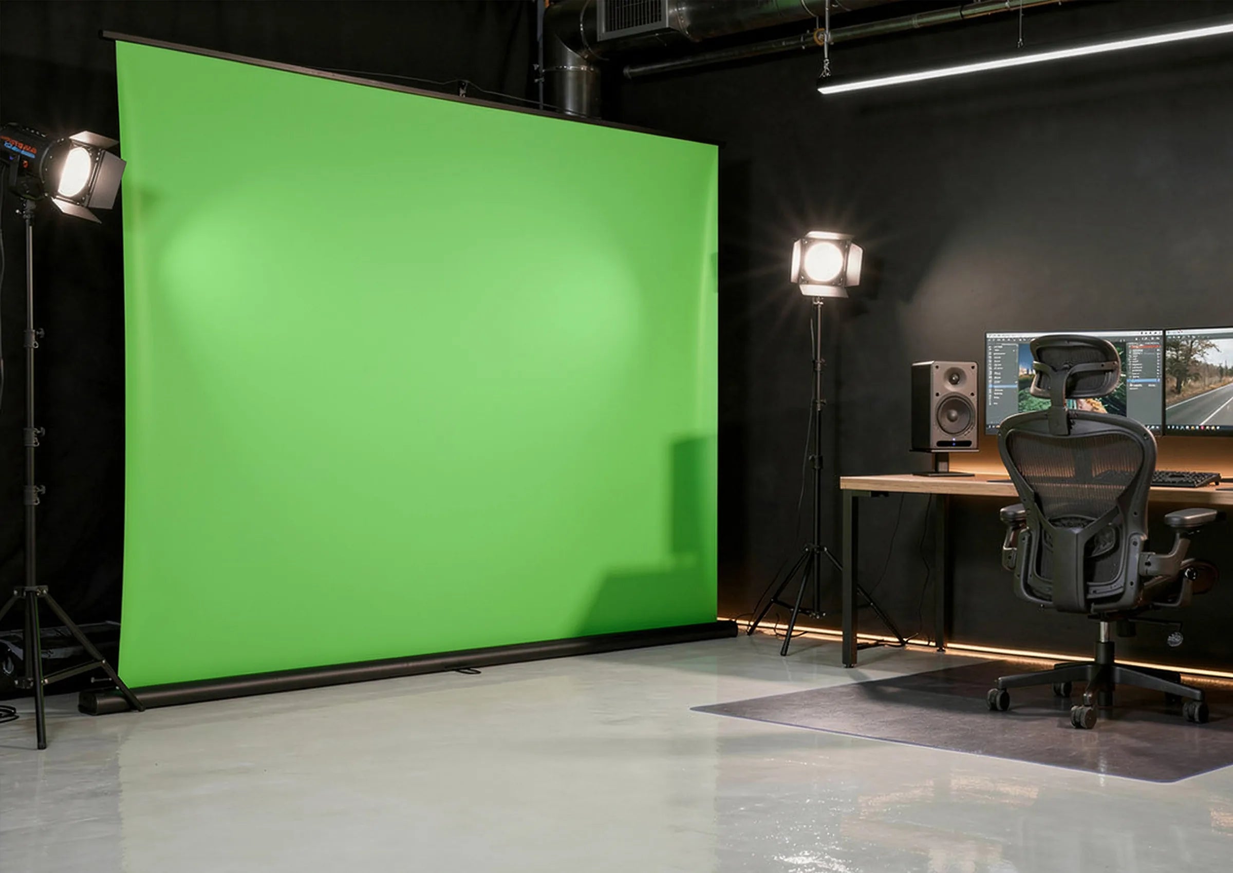 celexon-chroma-key-cran-fond-vert-ultra-mobile-150-x-200-cm image 2