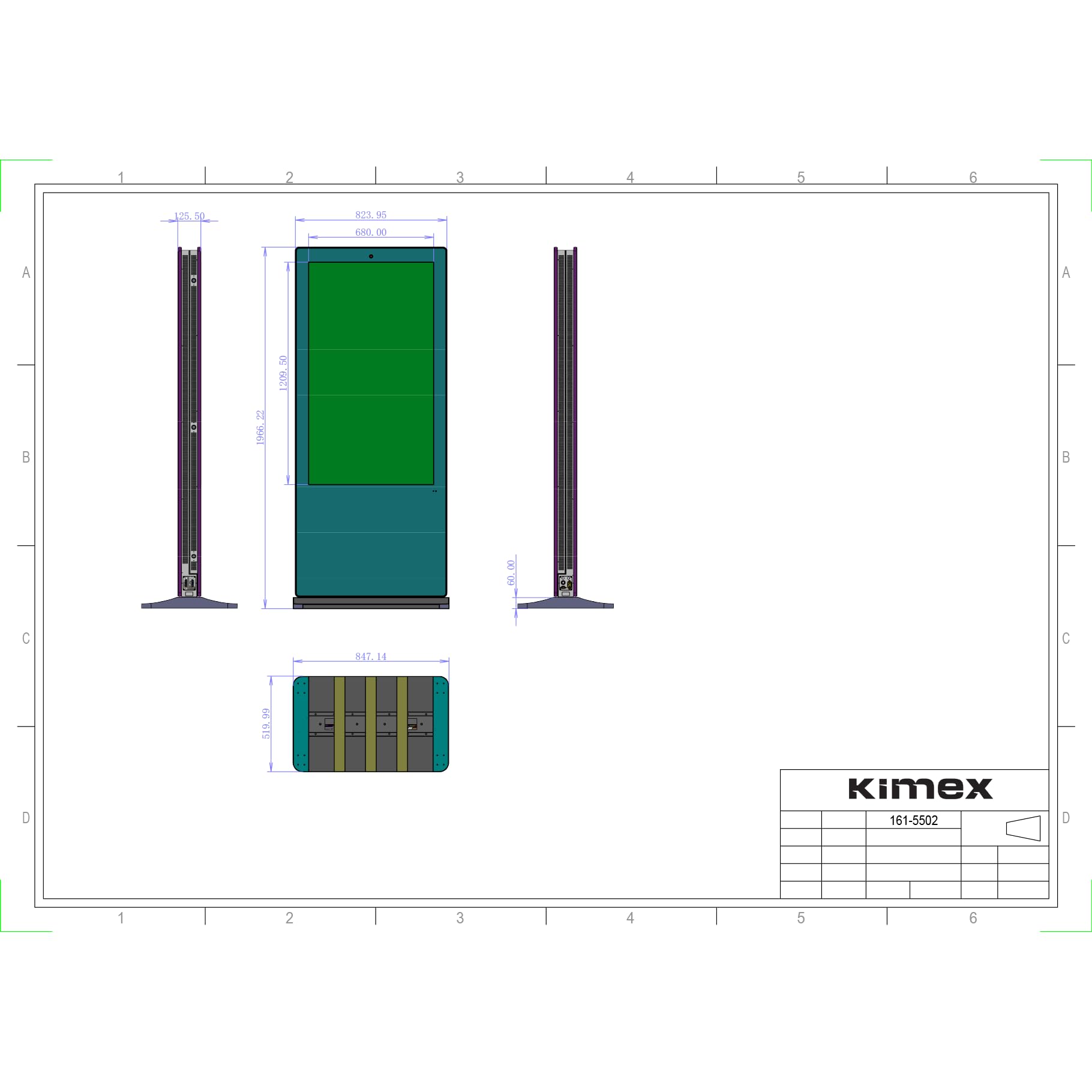 kimex-161-5502-totem-vid-o-double-face-55-full-hd-indoor image 4
