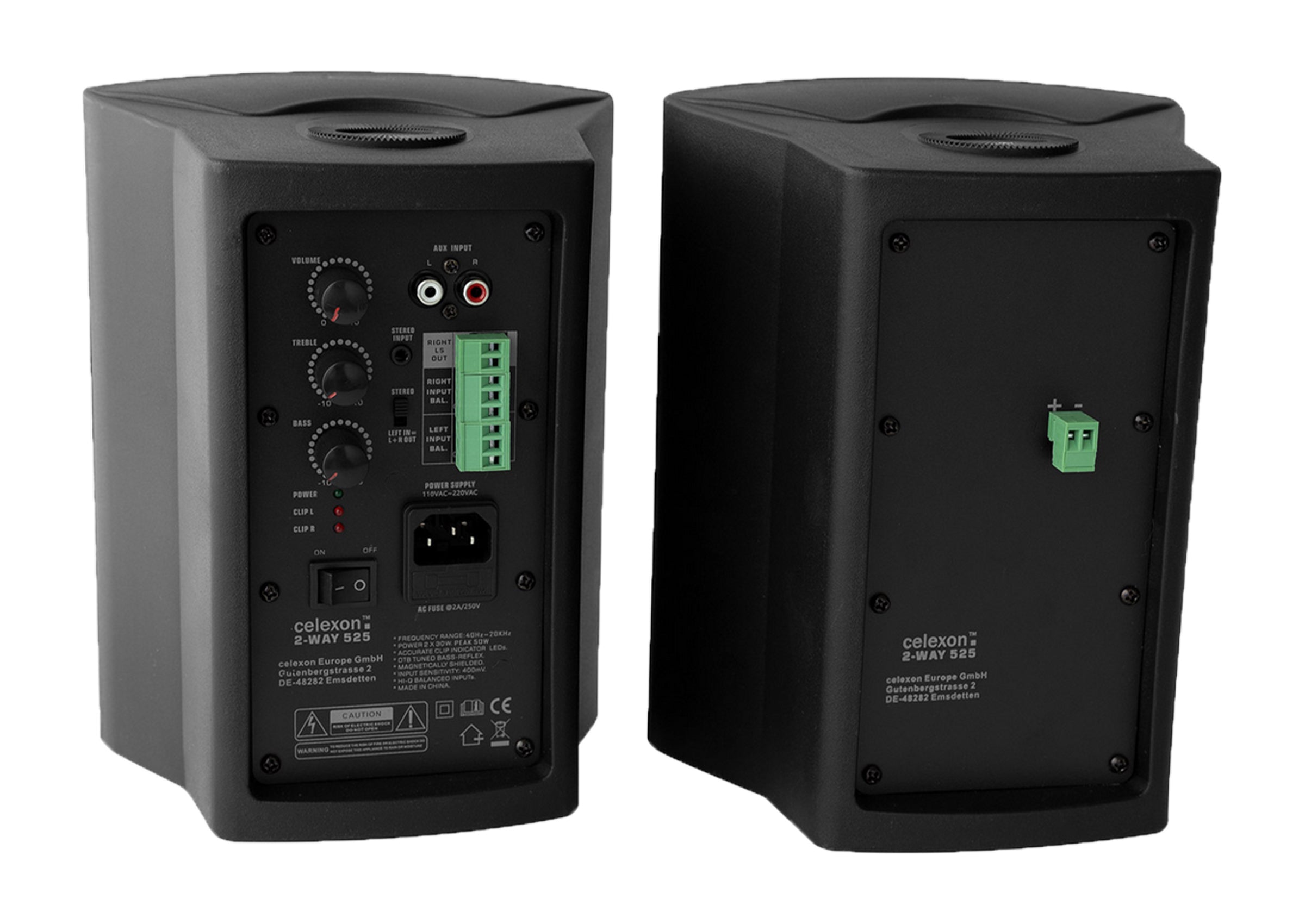 celexon-525-enceintes-actives-2-voies-noires-2x30-w-rms image 7