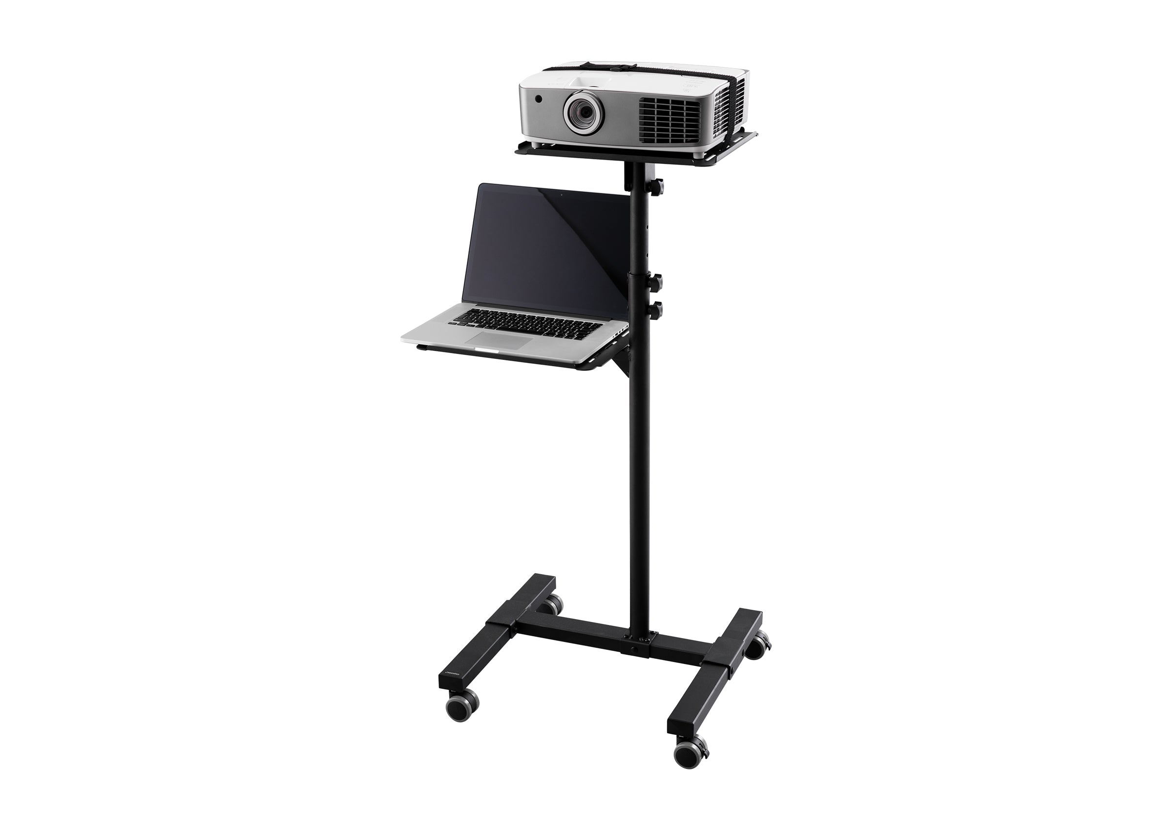celexon-pt3020-table-vid-oprojecteur-mobile-noire-2-plateaux image 5