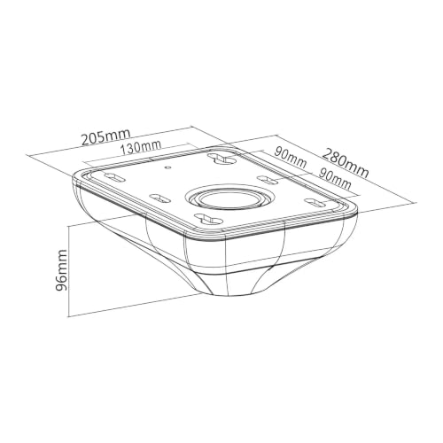kimex-031-4101k1-support-tv-plafond-portrait-65-75-150-cm image 8