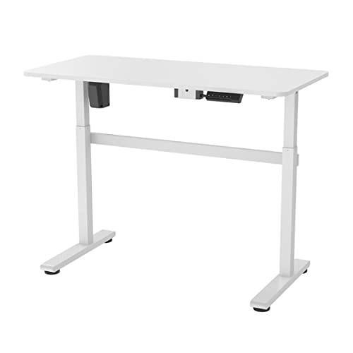 kimex-150-5001-bureau-assis-debout-motoris-118-cm-blanc image 5