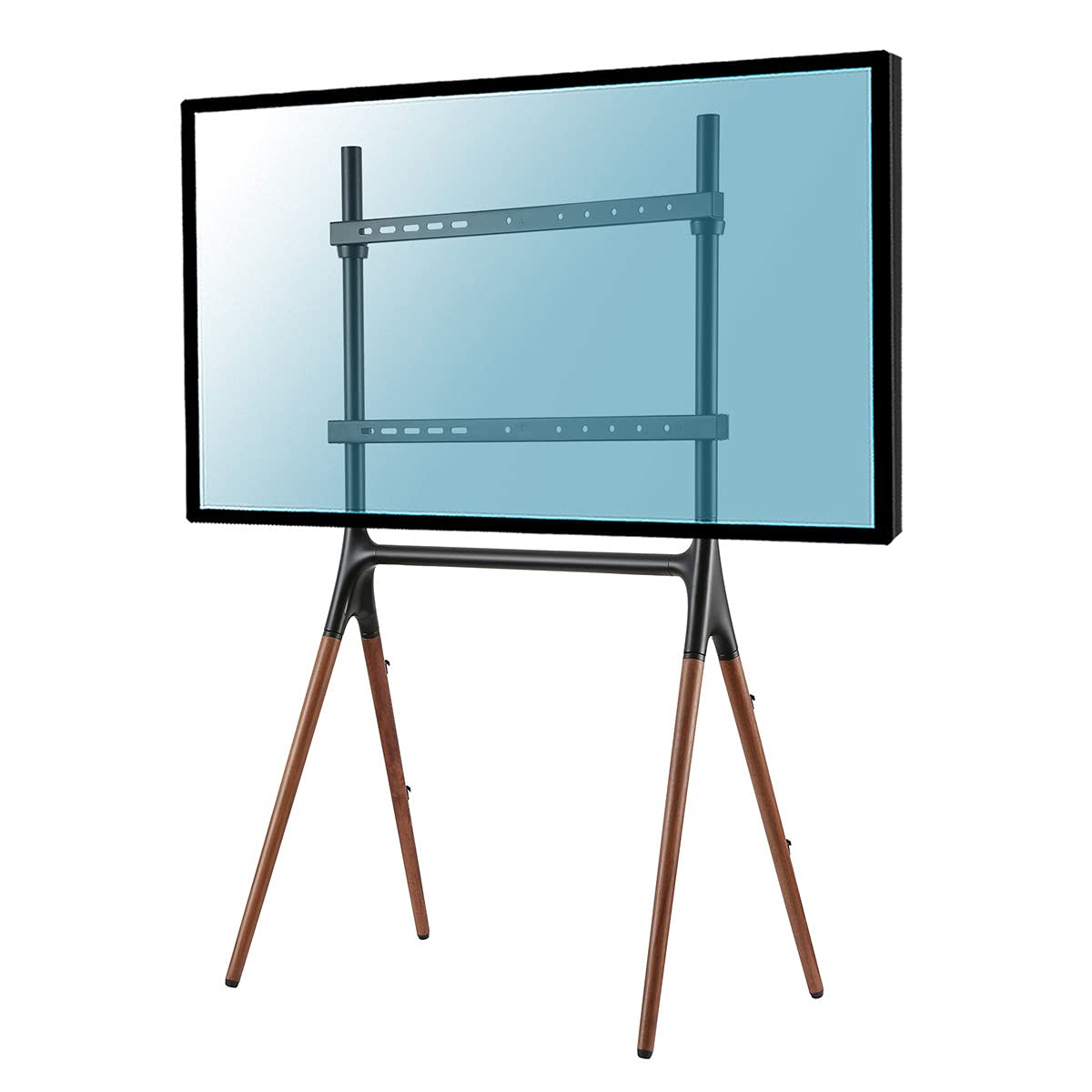 kimex-030-4165-support-tv-chevalet-49-70-pouces-noir-noyer image 1