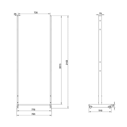 kimex-032-3024-pied-tv-roulettes-samsung-om55n-d-80kg image 6