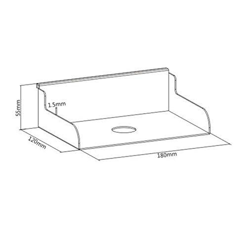 kimex-accessoires-tablette-rail-slatwall-bureau-3kg image 3