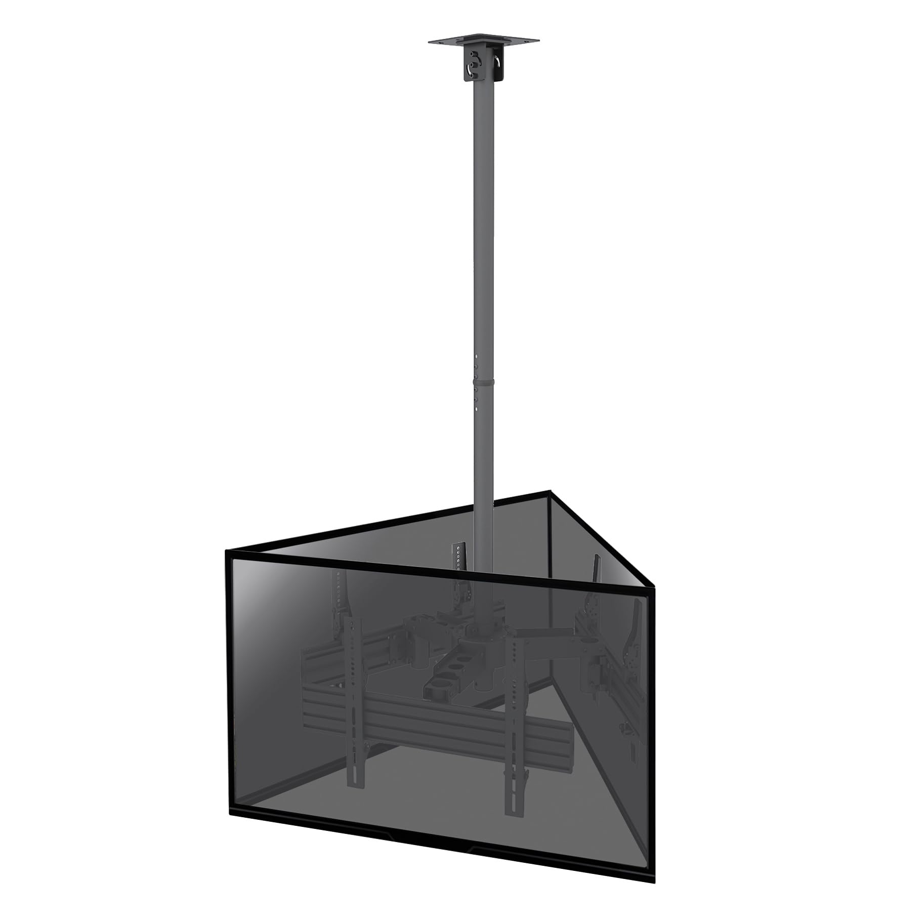kimex-014-6003-support-tv-plafond-3-crans-32-65 image 1