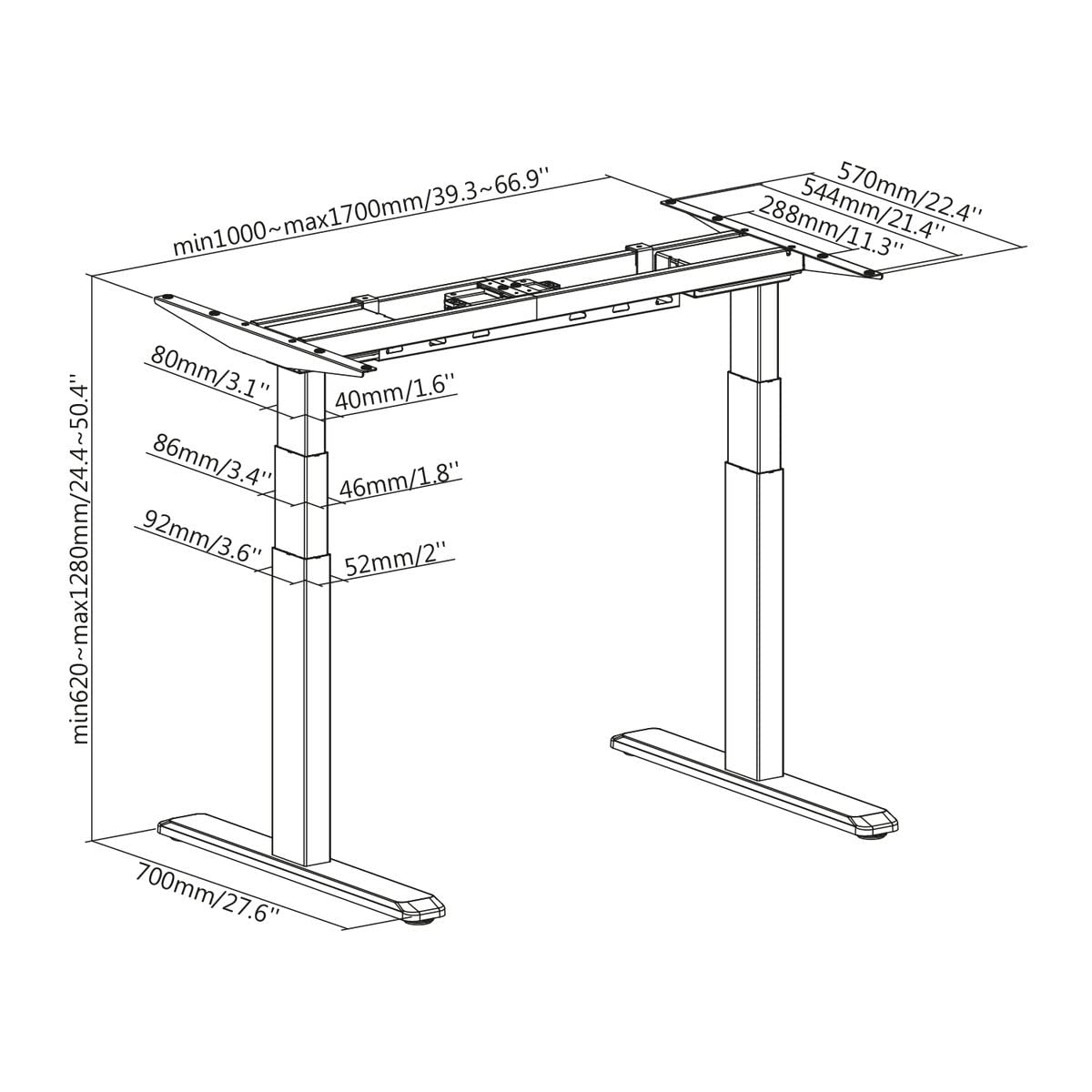kimex-150-2415k2w-bureau-assis-debout-150x75-blanc-connect image 3