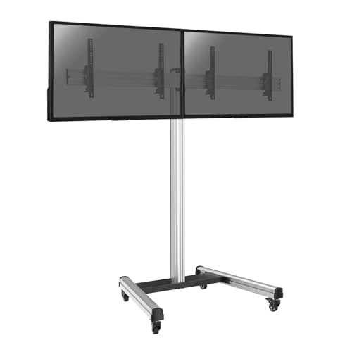 kimex-supports-crans-tv-031-1222k2-support-tv-double-50-55-roulettes image 2