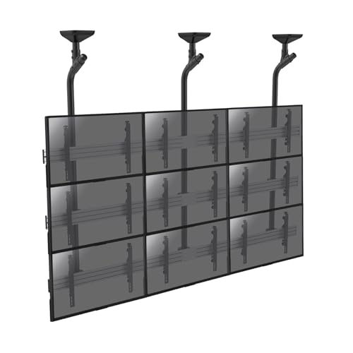 kimex-031-4900k-support-tv-plafond-9-crans-45-50-inclinable image 2