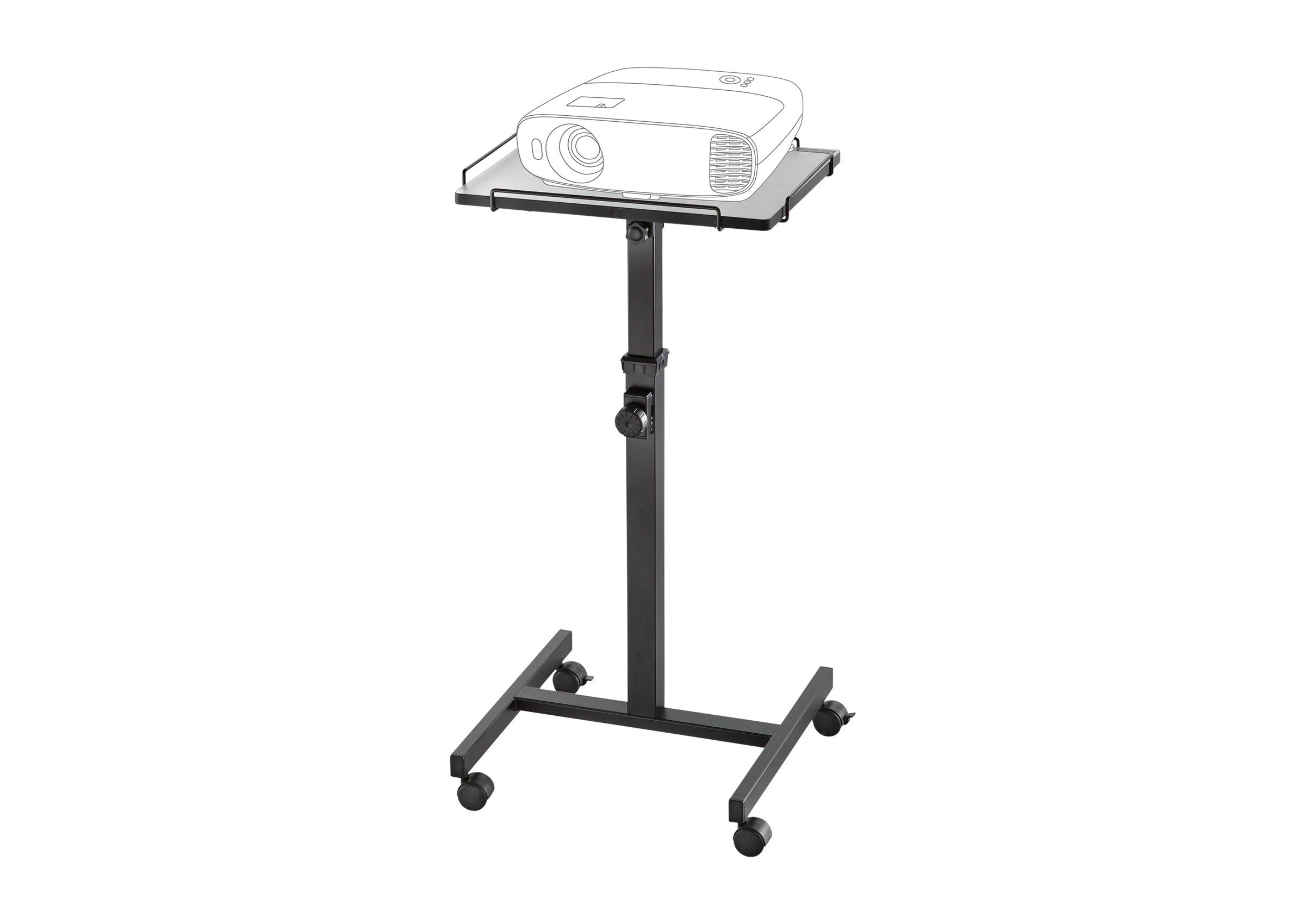 celexon-pt2000-table-projecteur-mobile-1-plateau-noir image 2