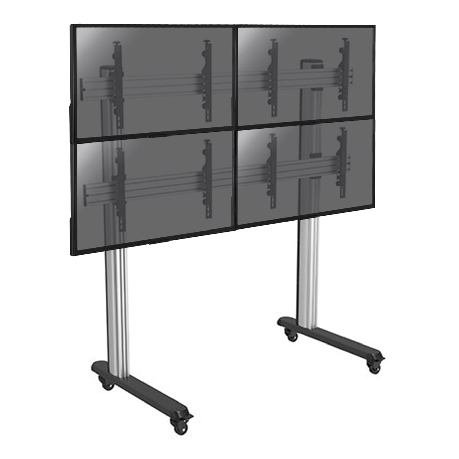 kimex-031-2400k2-support-tv-4-crans-45-55-roulettes image 1