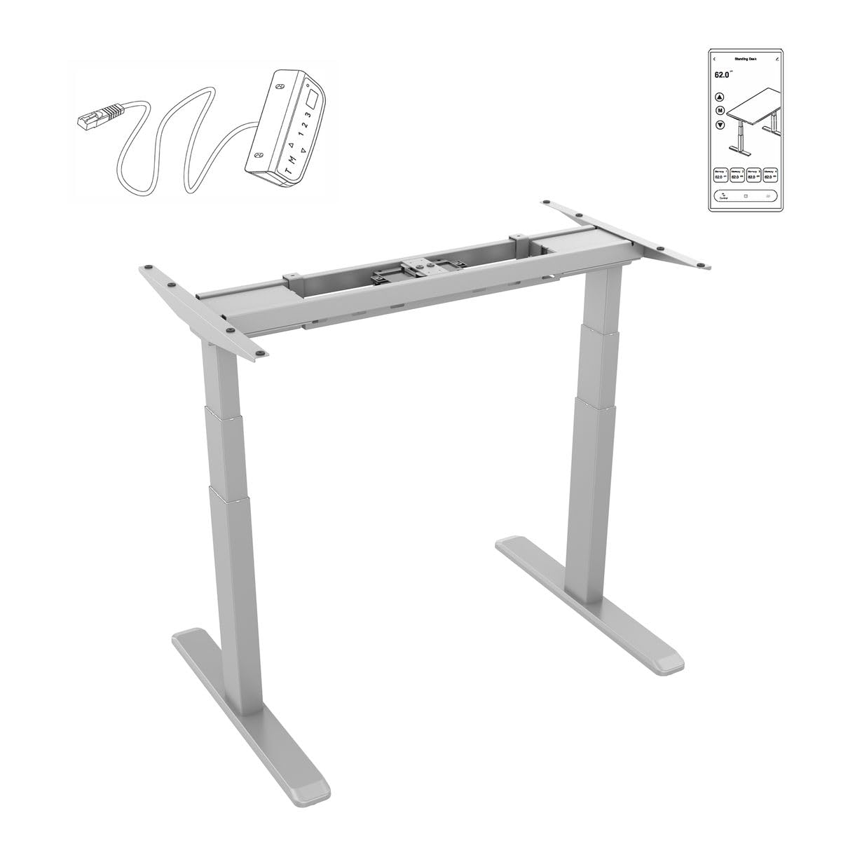 kimex-150-2415k2w-bureau-assis-debout-150x75-blanc-connect image 5