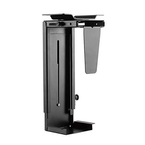 kimex-039-0003-support-cpu-tour-pc-mural-sous-bureau-acier-noir image 1