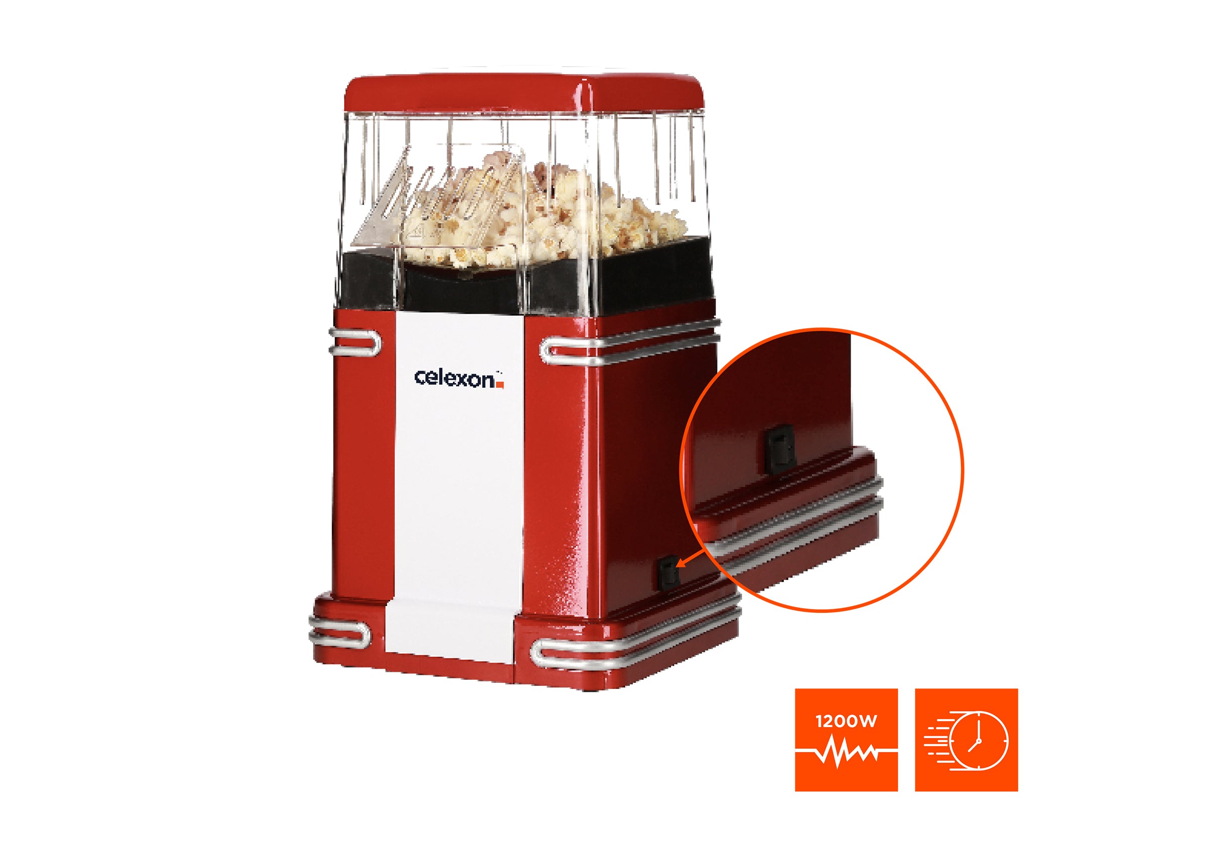 celexon-cinepop-cp250-machine-popcorn-air-chaud-100-g image 6
