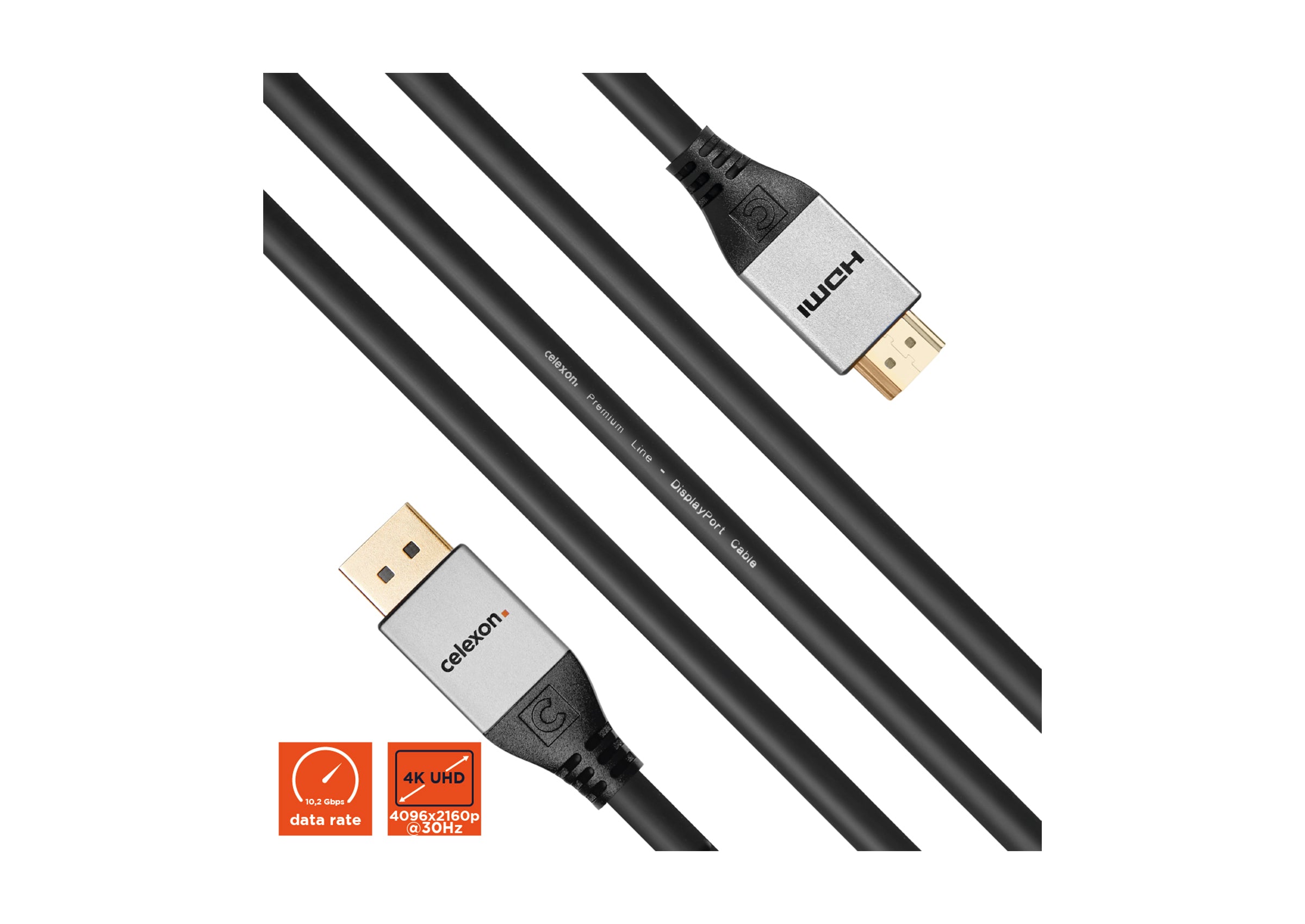 celexon-pro-c-ble-displayport-vers-hdmi-4k-3-m-tres image 5
