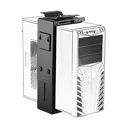 kimex-039-0003-support-cpu-tour-pc-mural-sous-bureau-acier-noir image 3