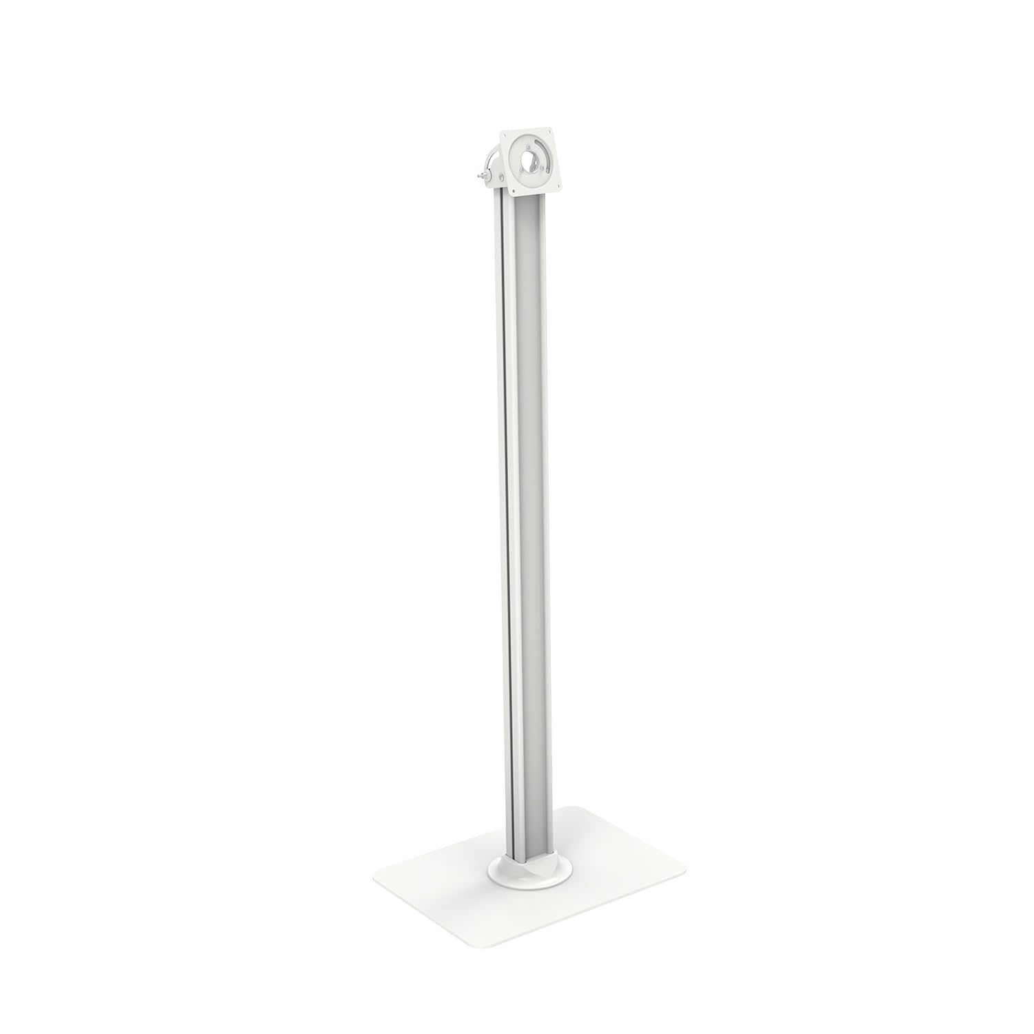 kimex-091-4002-pied-tablette-au-sol-blanc-inclinable-vesa image 1