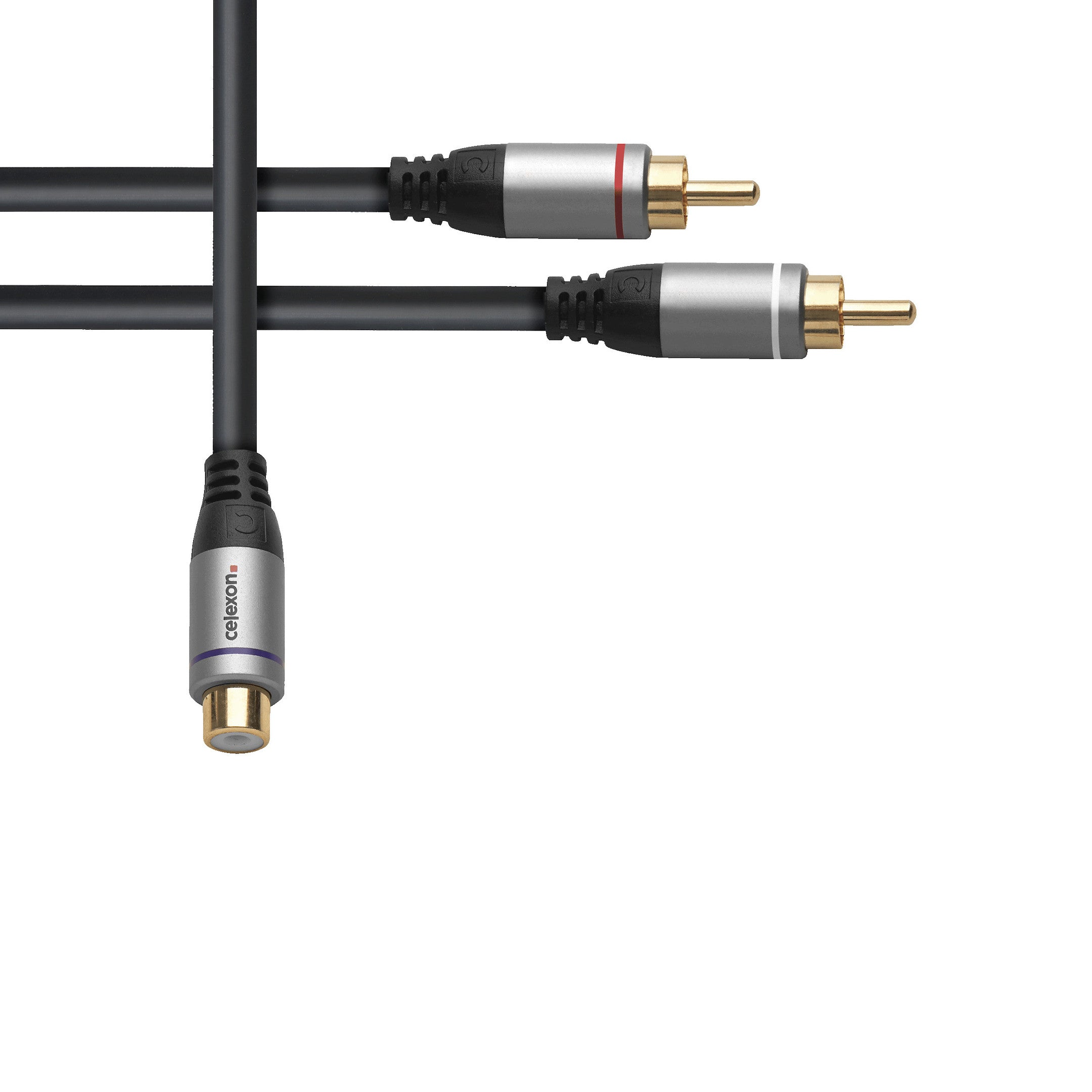 celexon-pro-adaptateur-audio-2x-rca-vers-rca-0-25m image 5