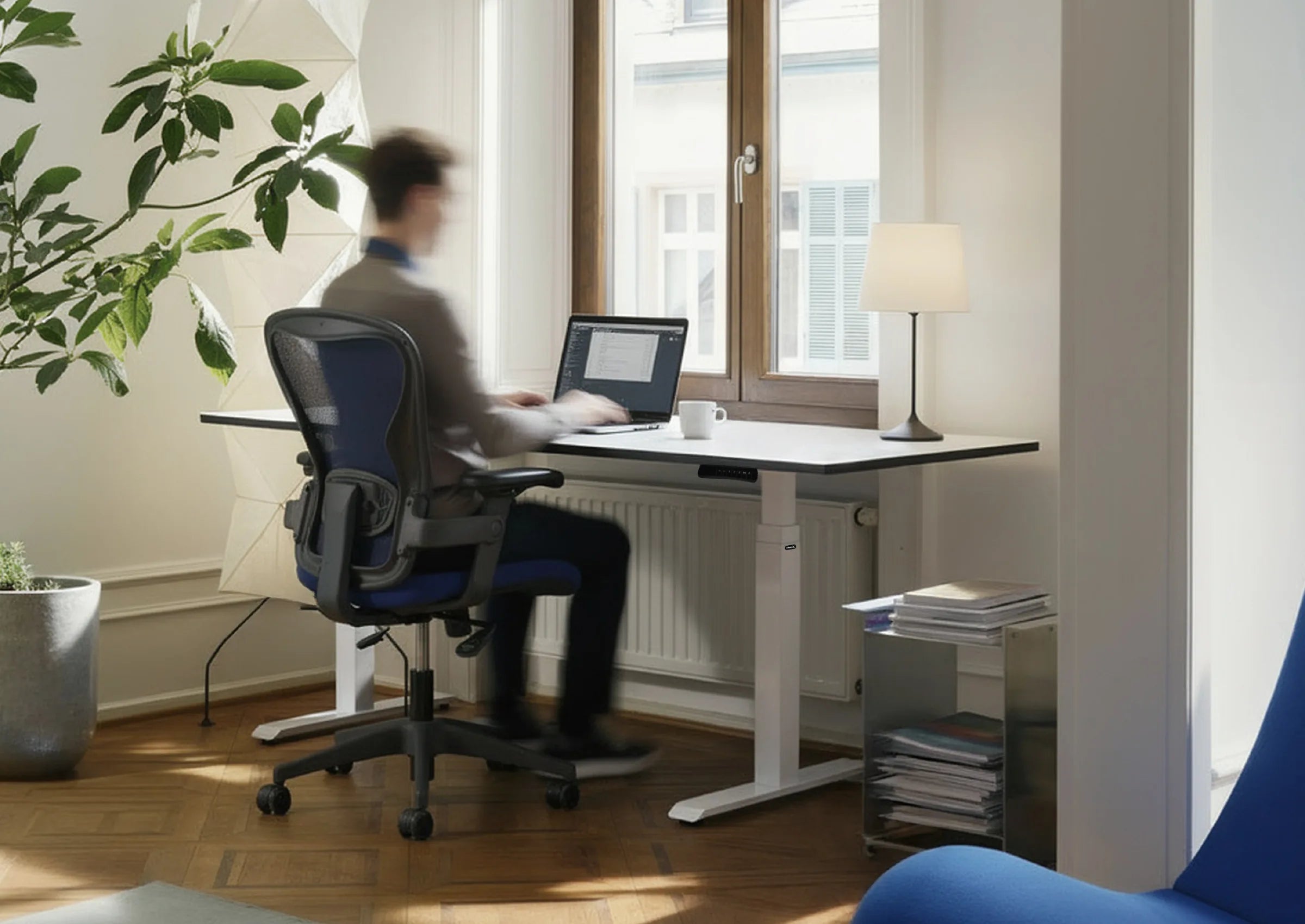celexon-pro-eadjust-58123-bureau-r-glable-noir-150x75-cm image 2