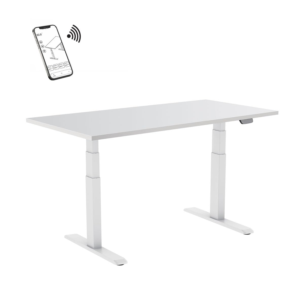 kimex-150-2312k2w-bureau-assis-debout-120x75-blanc-connect image 4