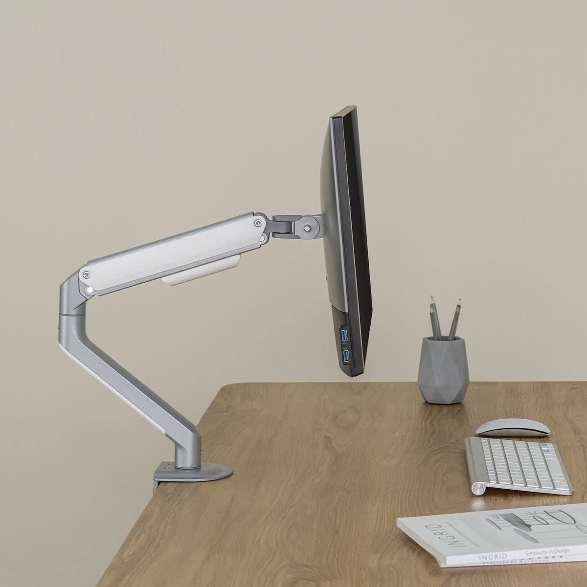 kimex-015-2601-bras-cran-pc-17-32-pouces-gris-vesa image 3