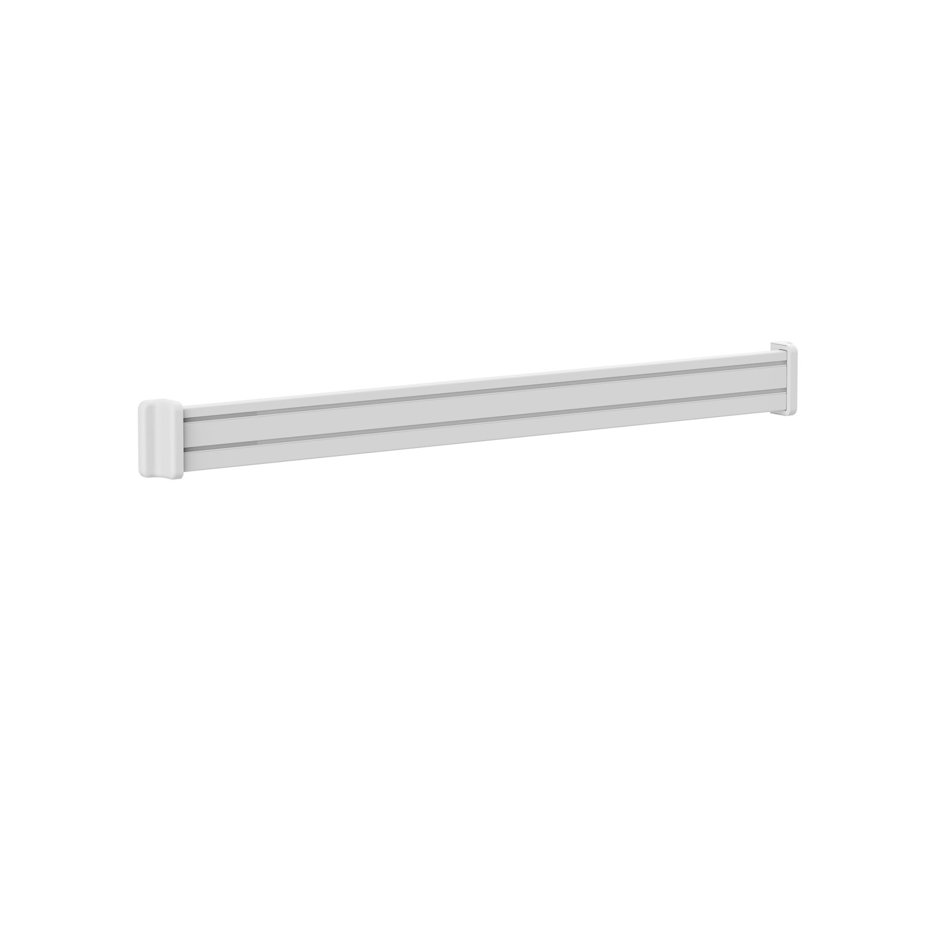 kimex-150-3301k2-organisateur-bureau-rail-slatwall-120cm-blanc image 1