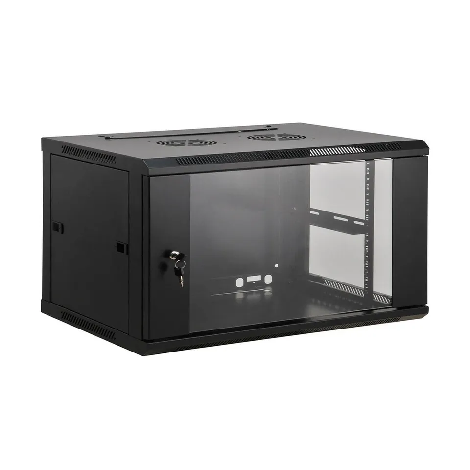 kimex-rack-mural-19-6u-600x450mm-noir-60kg image 1