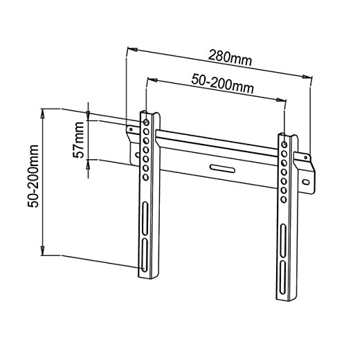 kimex-012-1140-support-tv-mural-fixe-19-37-extra-plat image 3