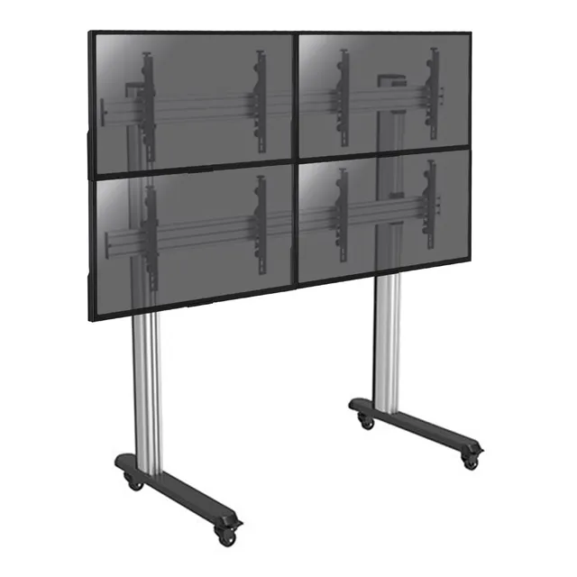 kimex-031-2400k2-support-tv-4-crans-45-55-roulettes image 1