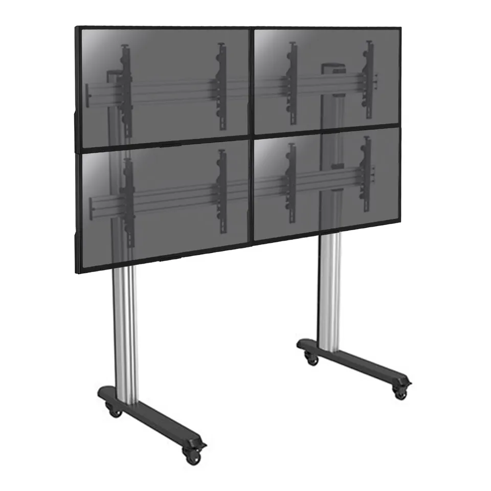kimex-031-2400k2-support-tv-4-crans-45-55-roulettes image 1