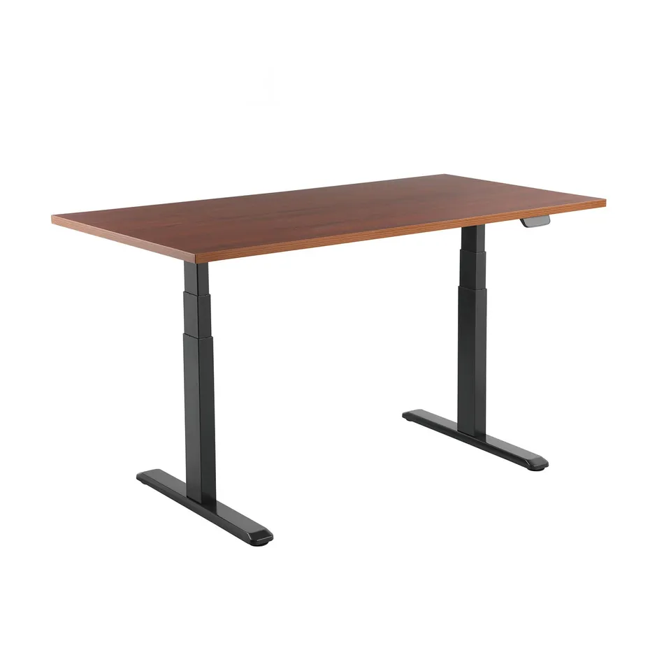kimex-150-2512k3w-bureau-assis-debout-120x75-noyer-noir-connect image 1