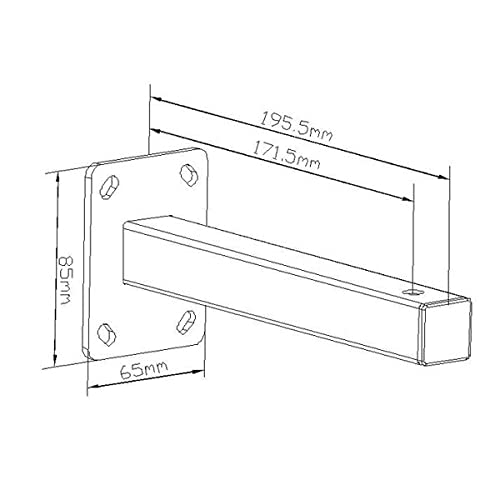 kimex-040-1001-querres-cran-projection-blanc-17-cm image 3