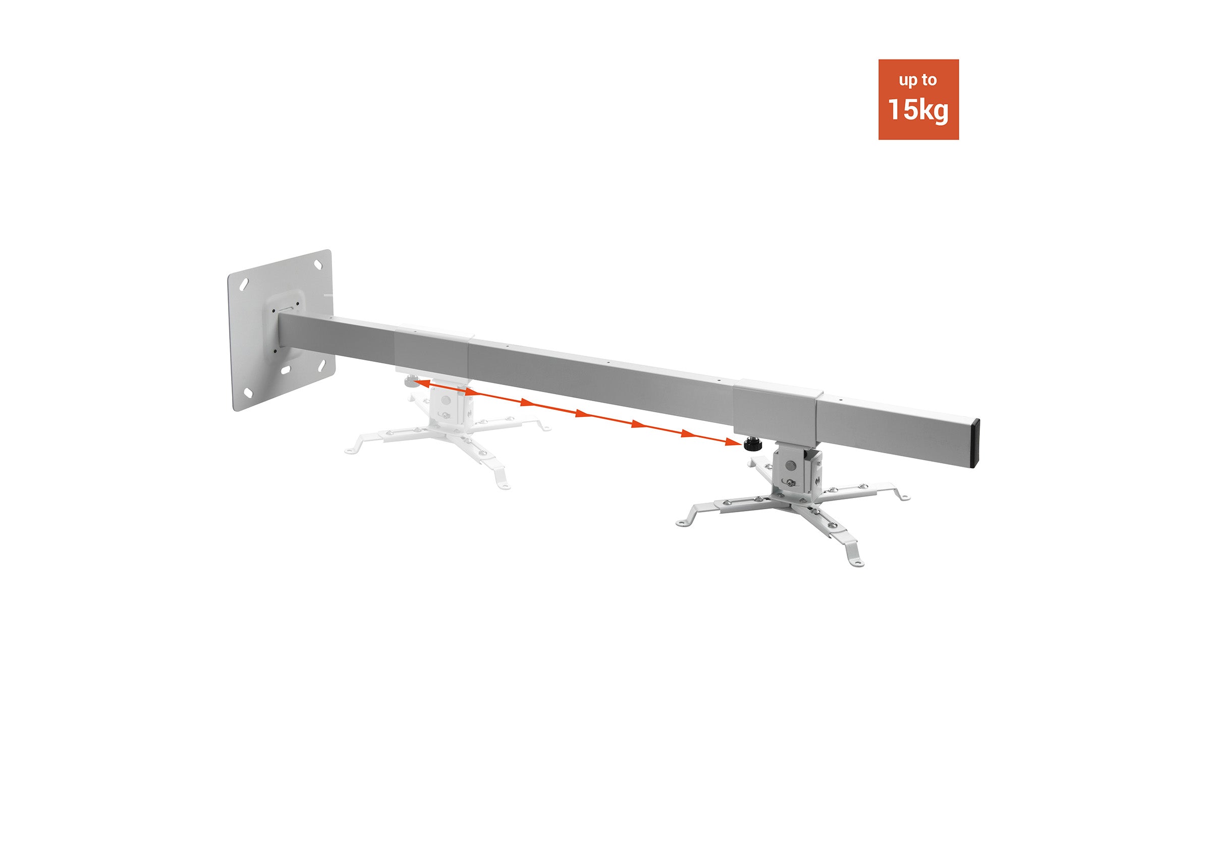 celexon-multicel-wm-support-vid-oprojecteur-mural-60-cm-blanc image 5