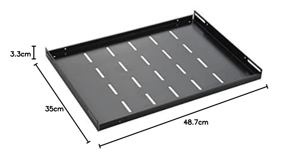 kimex-racks-et-baies-tag-re-fixe-rack-19-350mm-90kg image 2